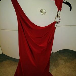 Guess womens red top